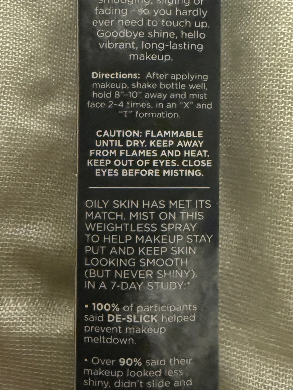 Urban Decay De-Slick Oil Control Makeup Setting Spray 30 mL New